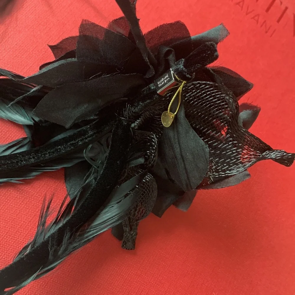 Colette Malouf Black Swan Headband